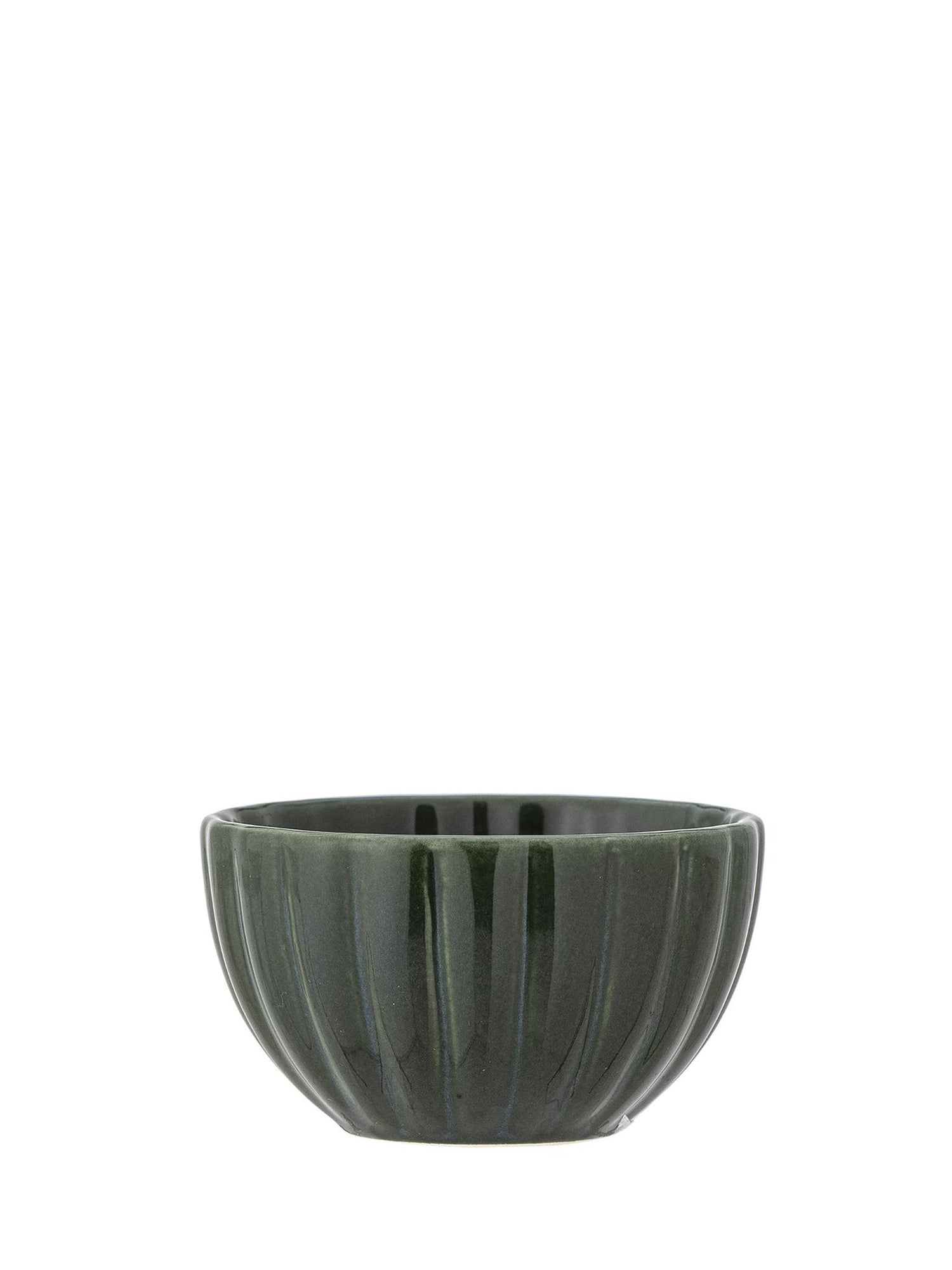 Lila Nibble Bowl - Green Stoneware