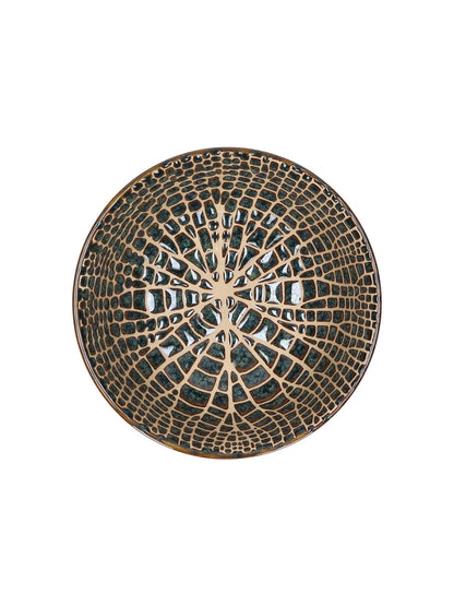 LOTUS - cereal bowl - porcelain - bronze