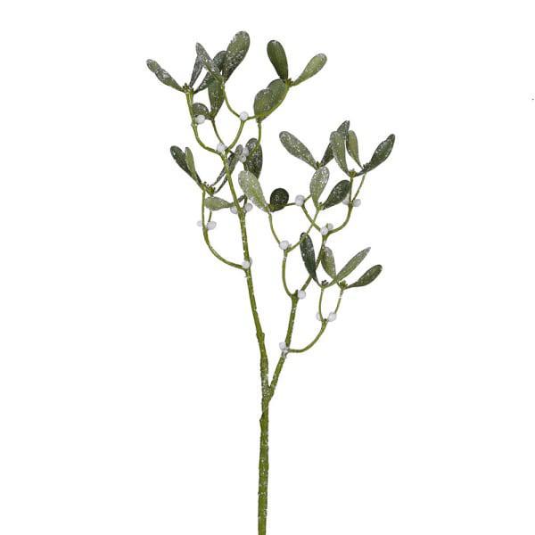 Mistletoe Glittered Stem