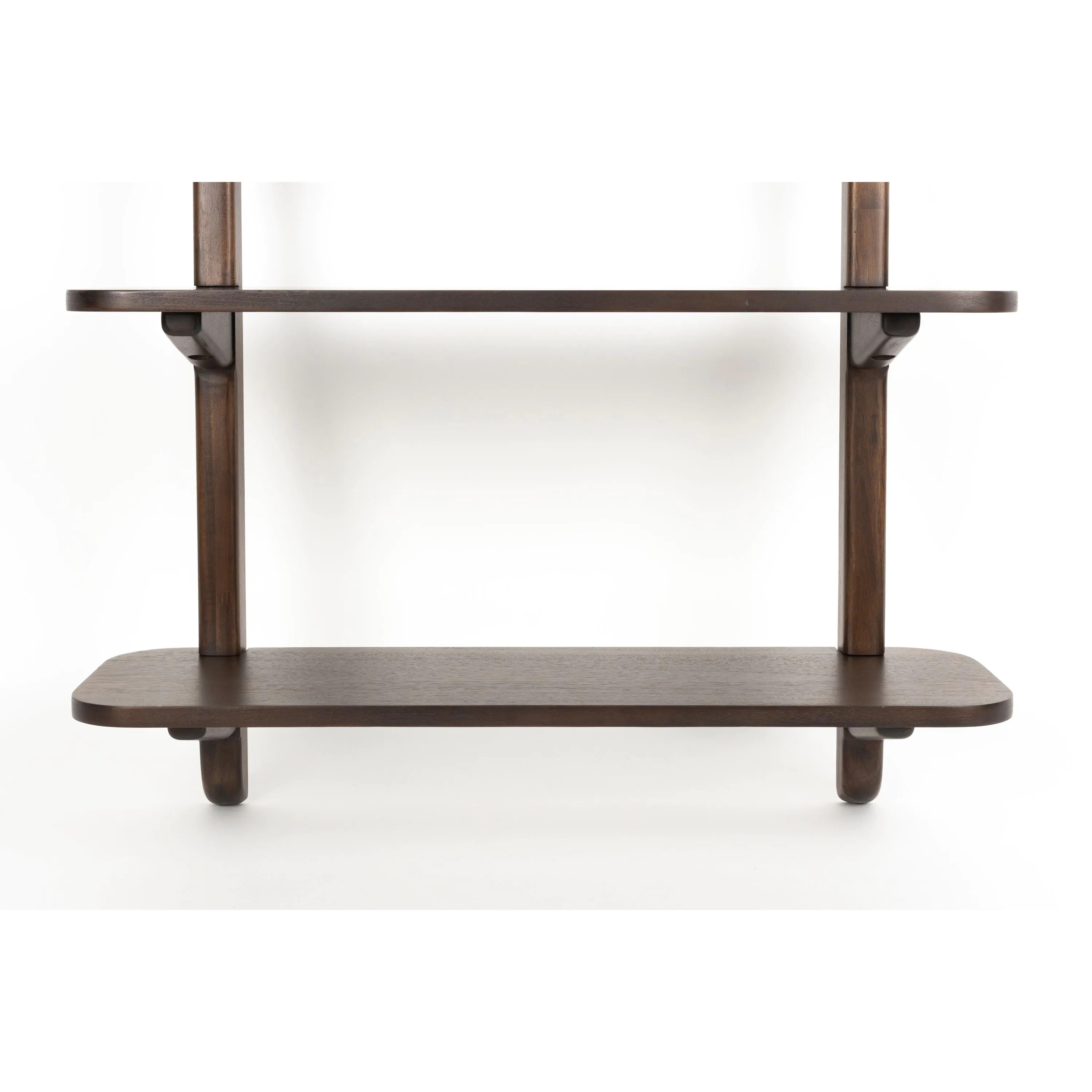 Hogar Brown Acacia Wall Shelf
