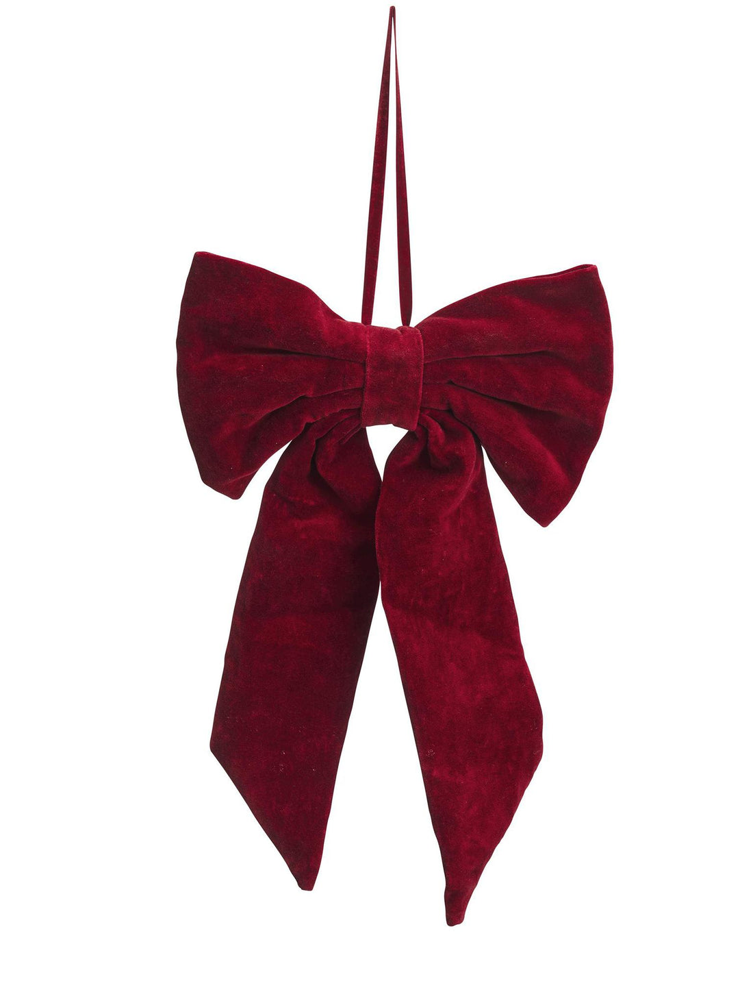 Red Velvet Hanging Bow