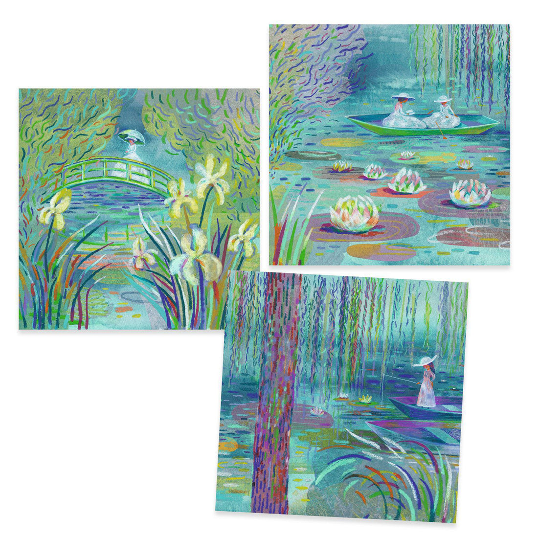 Inspired by Monet - DIY On the Water Lily Pond