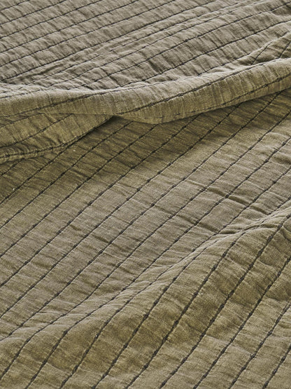 Quilted cotton bed cover - Colour options Available