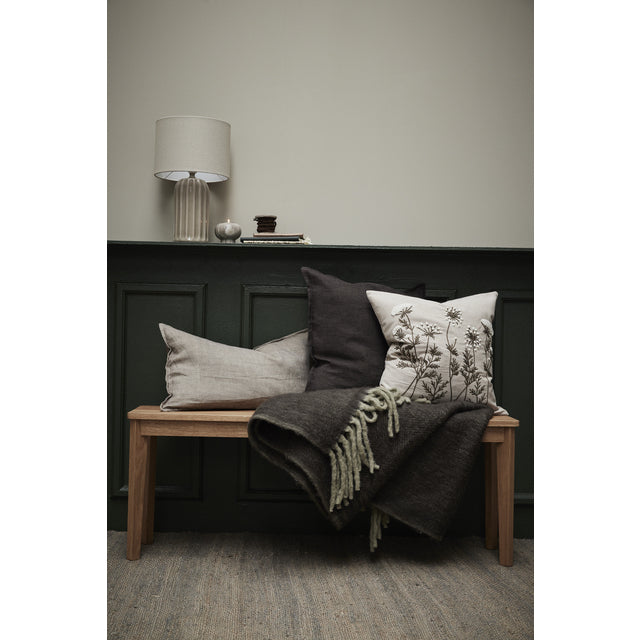 Efina Linen Cushion - Dark Brown - 2 Sizes Available