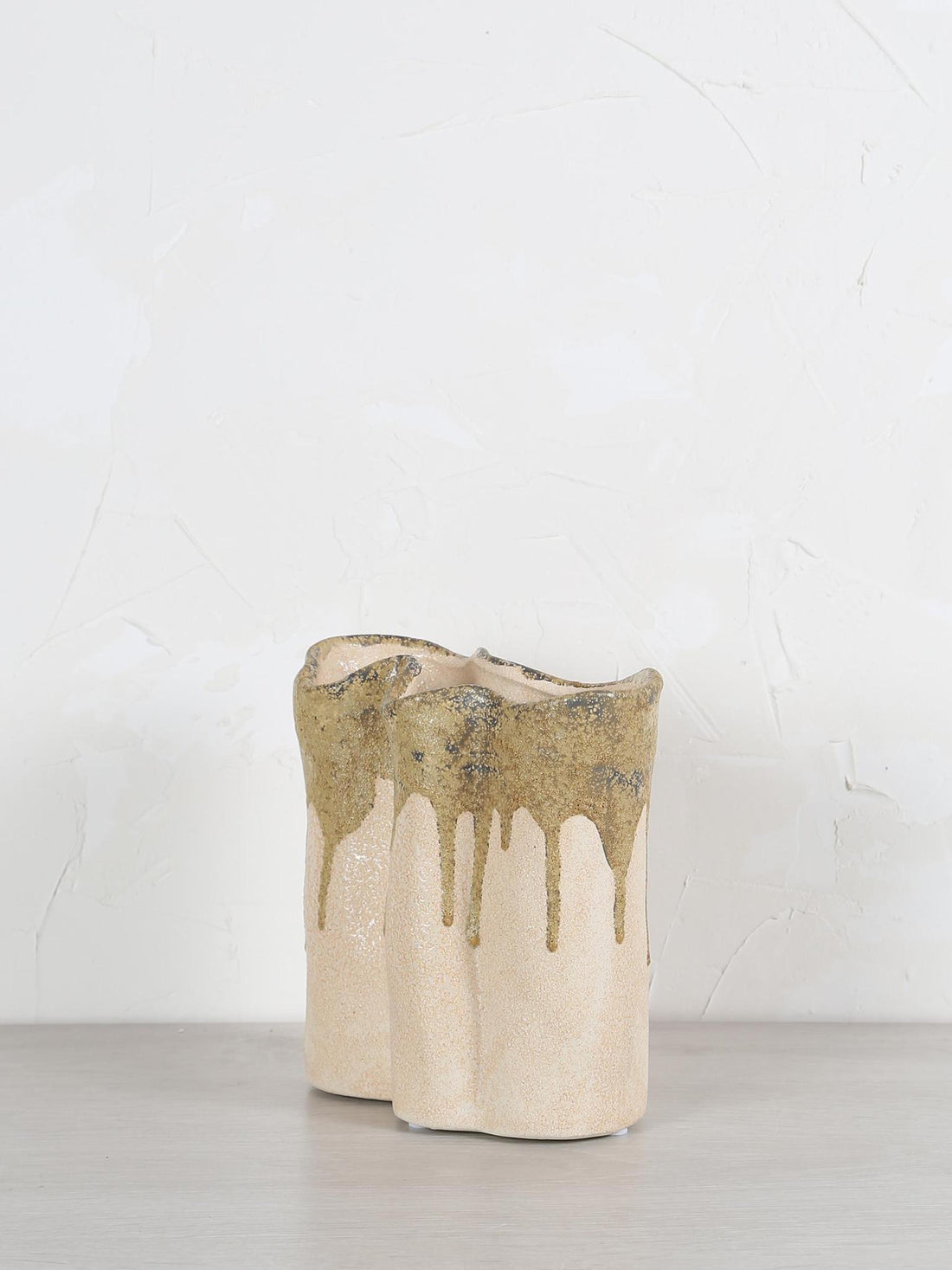 Flovilla Vase - cream, olive, green