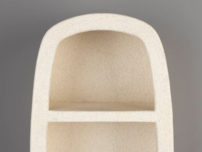 Veda Recycled Marble Wall Cabinet - 2 Shelves