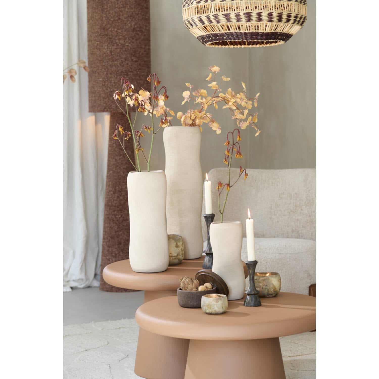 Sungai Matte Tealight - Antique Tones - 2 Sizes Available