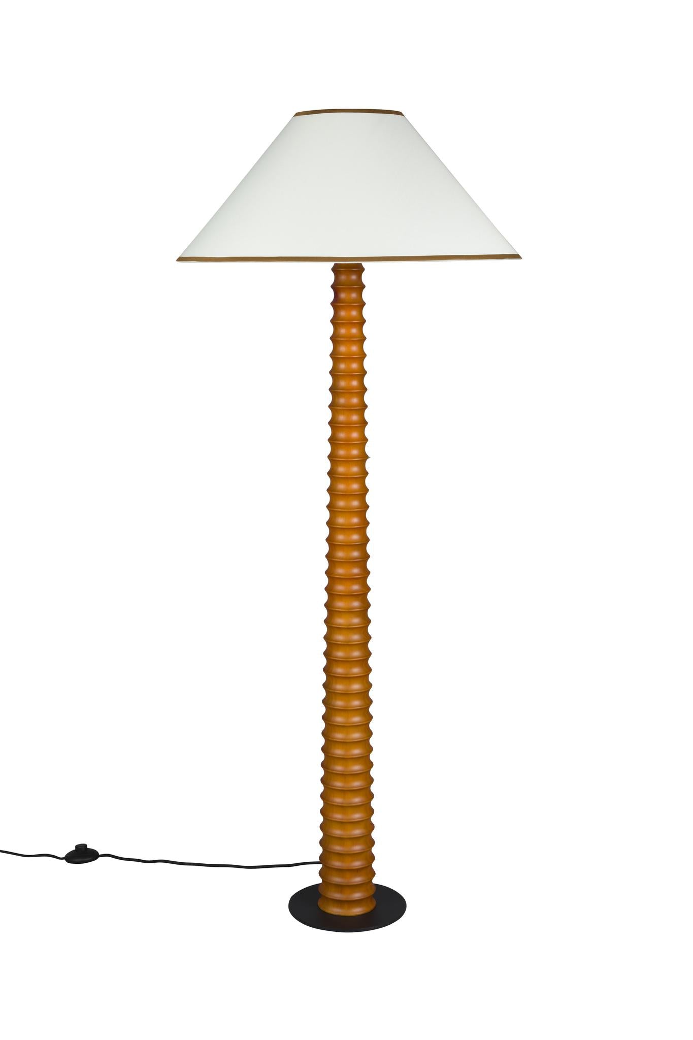 Horace Oak Wood Lamp - 2 Sizes Available