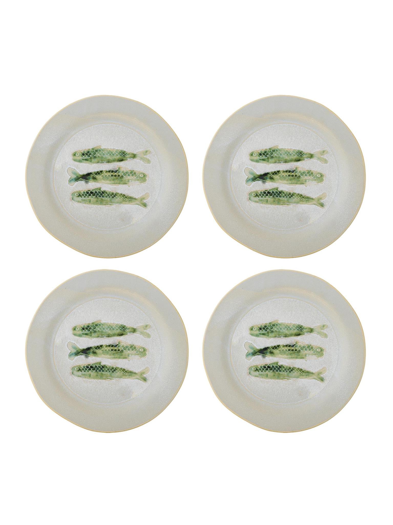 Hadden Plate - Green -Stoneware