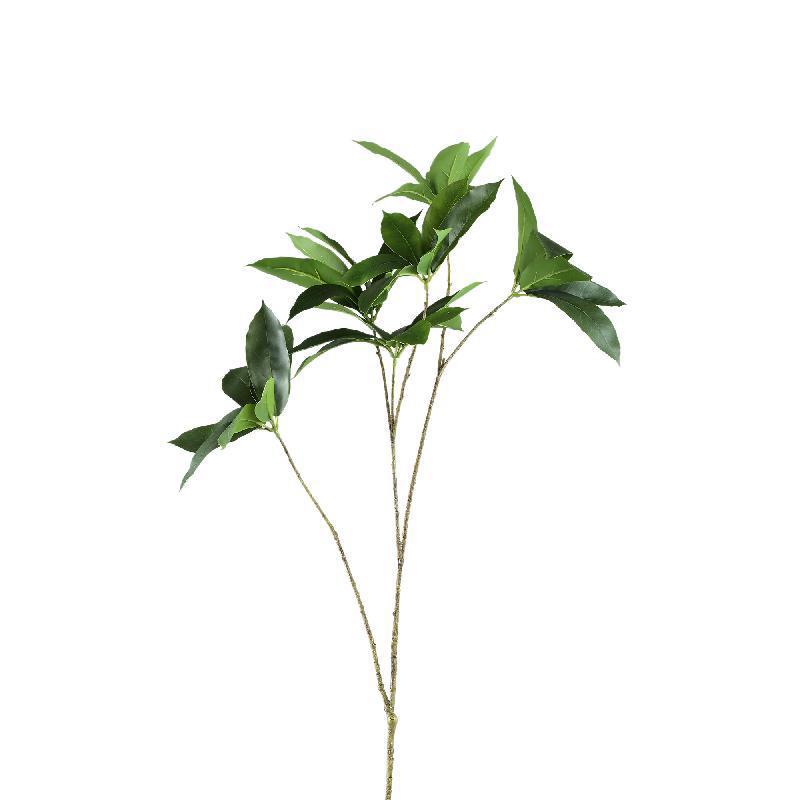 Faux Green Schefflera Arboricola Spray