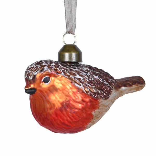 Decorative Robin bauble