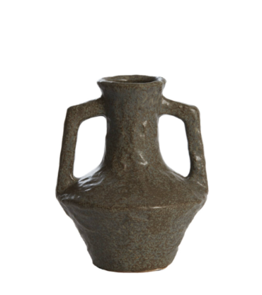 Ticino Ceramic Vase - Dark Grey