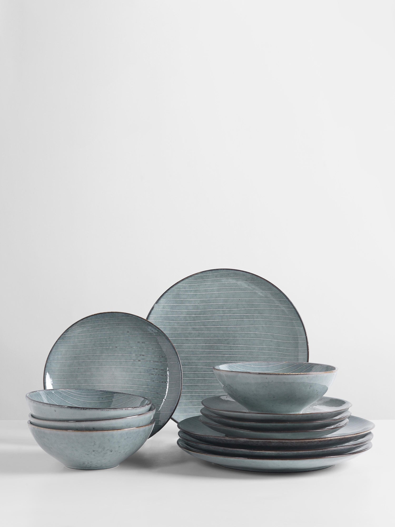 Broste Nordic Sea Dinner Set For Four - 12 Pieces