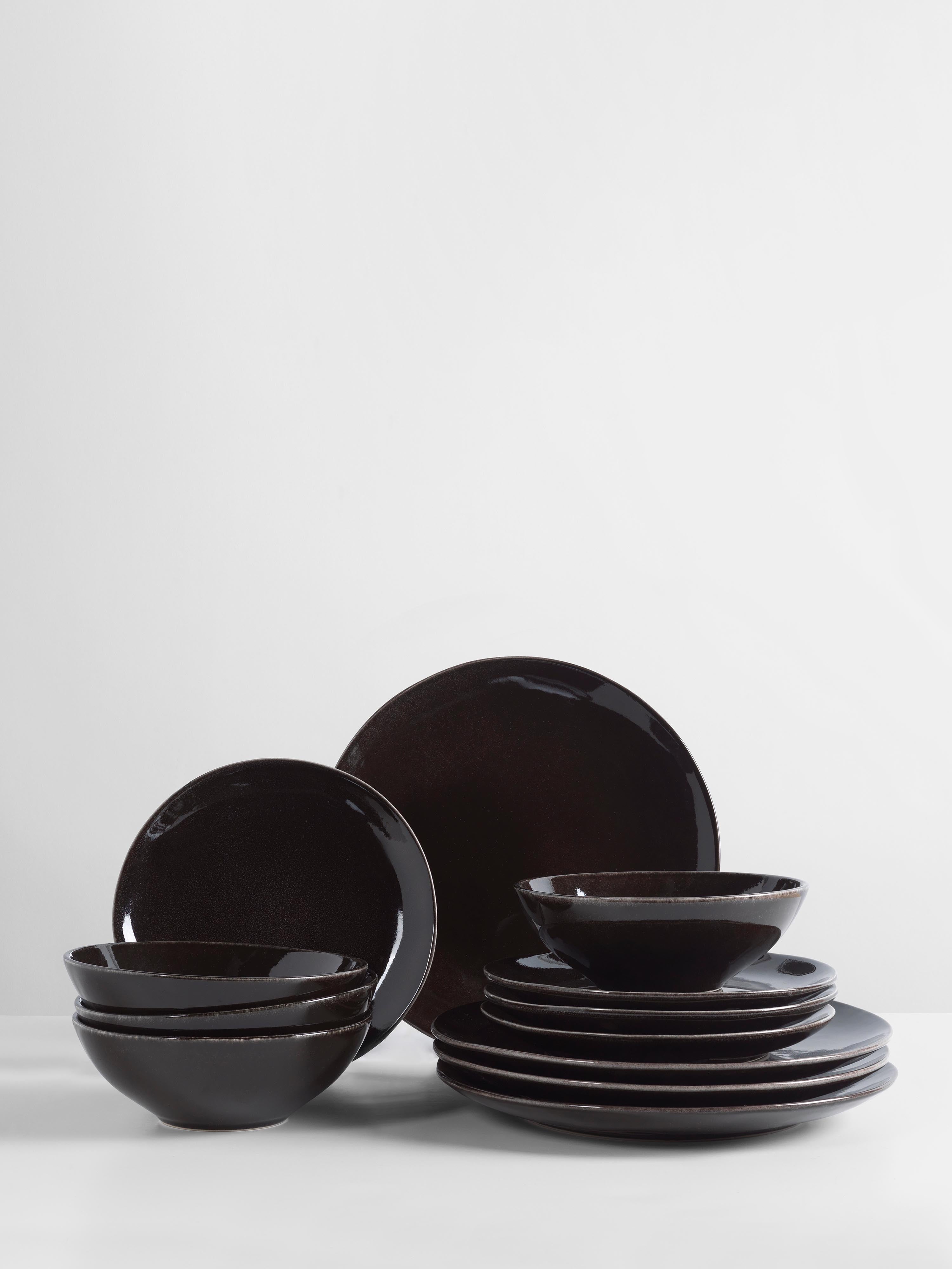 Broste Nordic Coal Dinner Set For Four - 12 Pieces