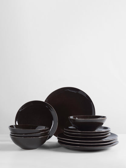 Broste Nordic Coal Dinner Set For Four - 12 Pieces