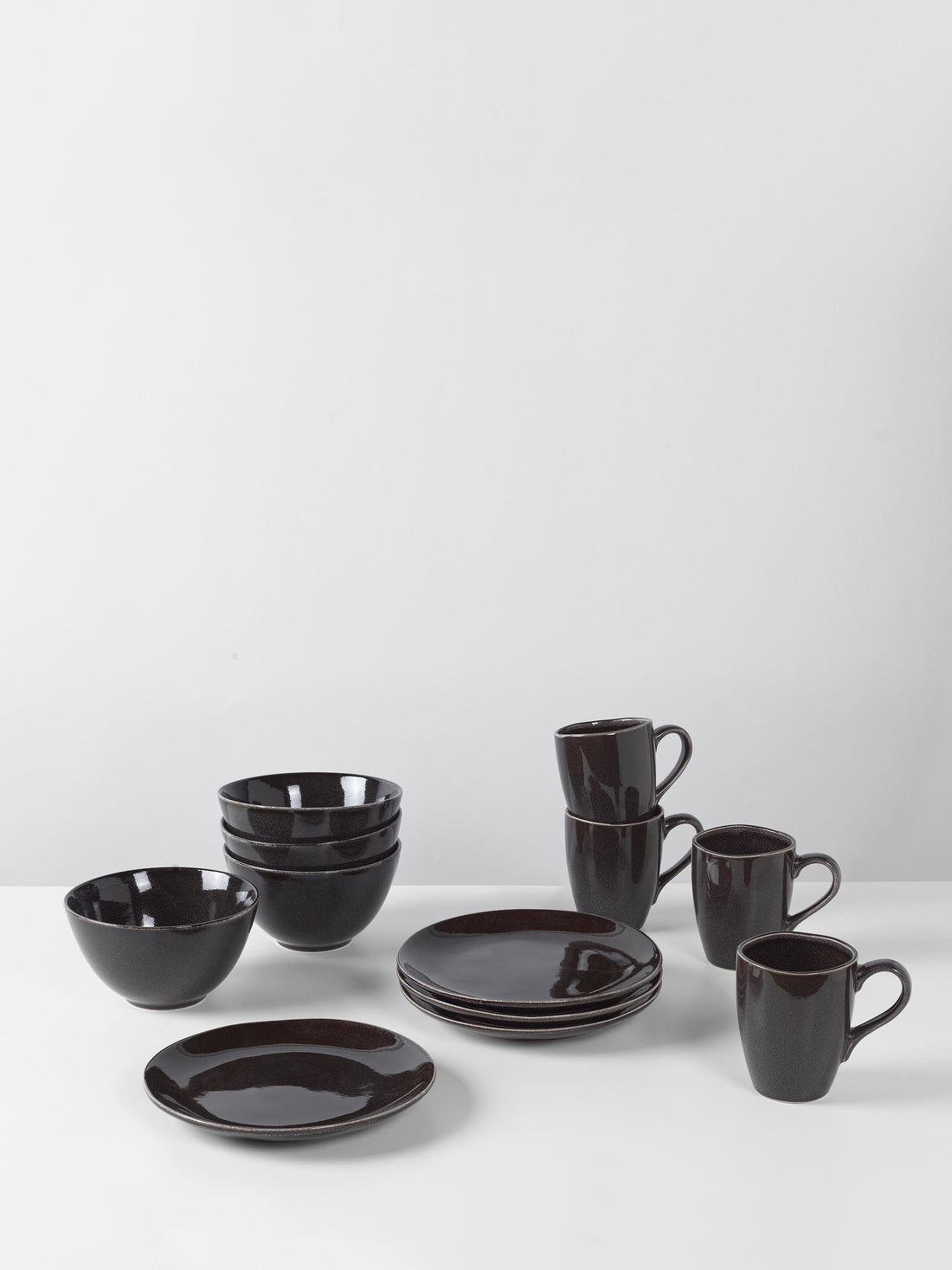 Broste Nordic Coal Breakfast Set For Four - 12 Pieces