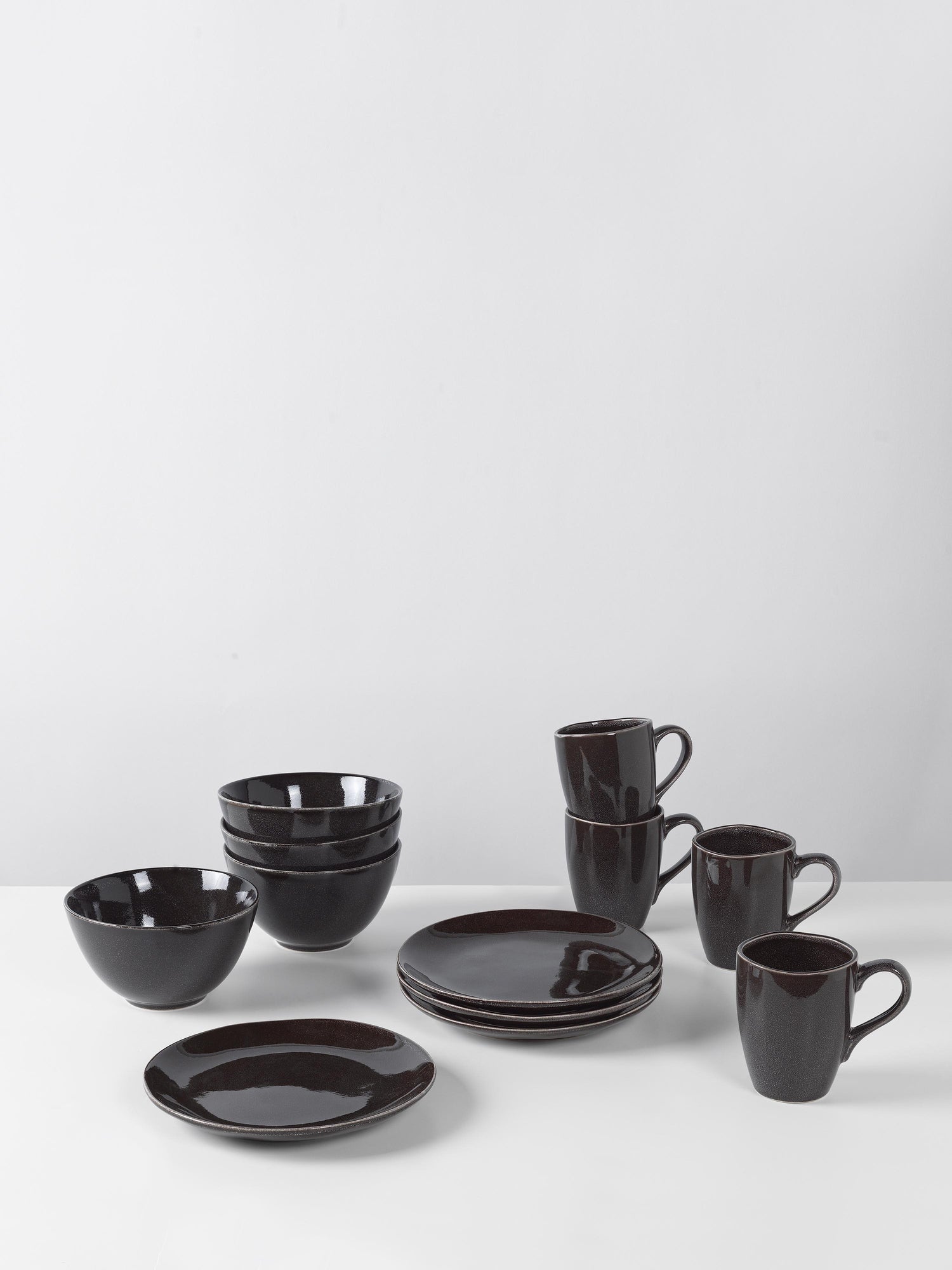Broste Nordic Coal Breakfast Set For Four - 12 Pieces