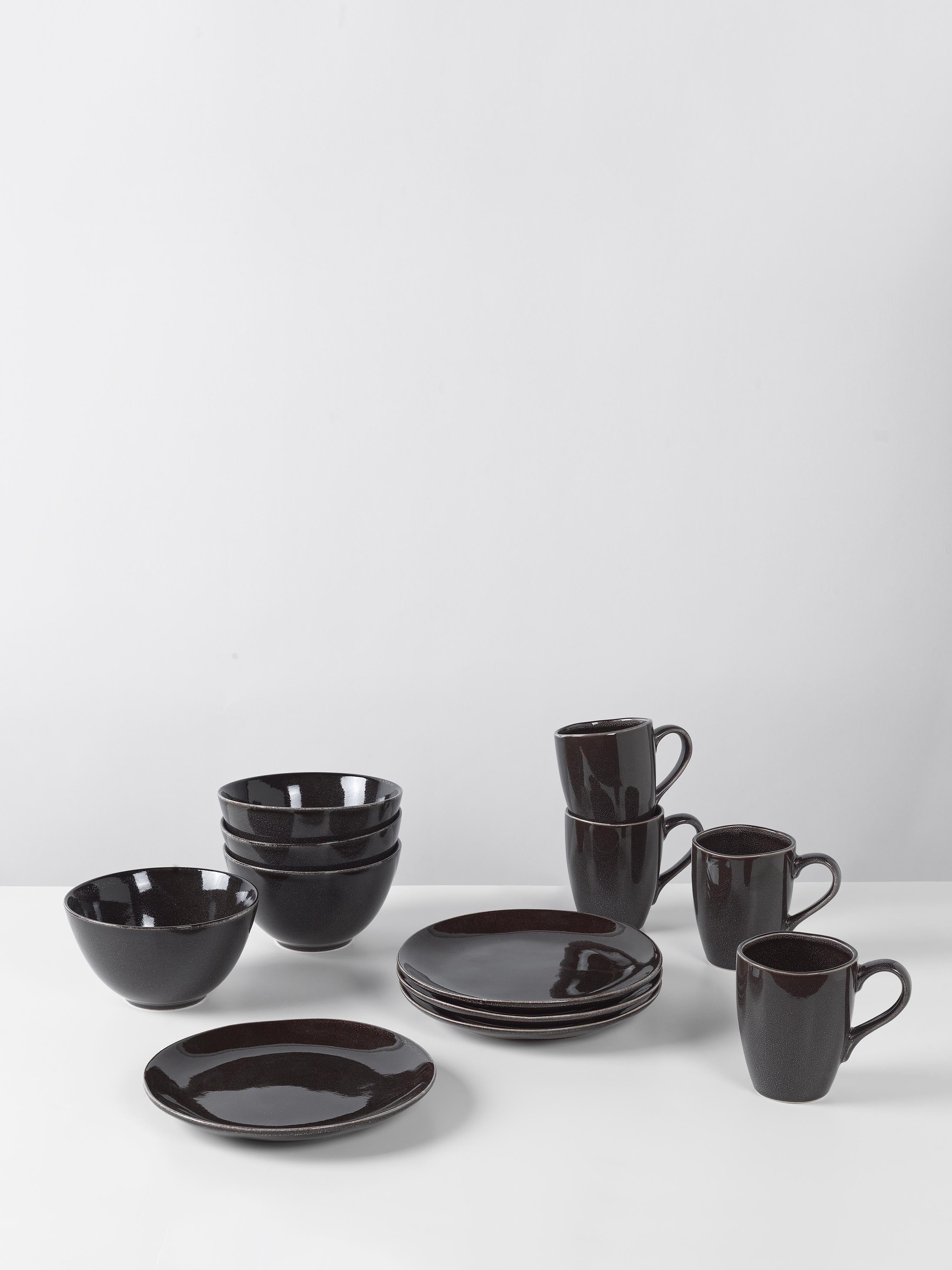 Broste Nordic Coal Breakfast Set For Four - 12 Pieces