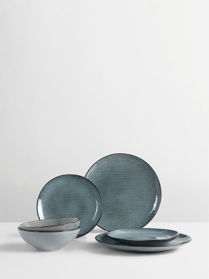 Broste Nordic Sea Dinner Set For Two - 6 Pieces