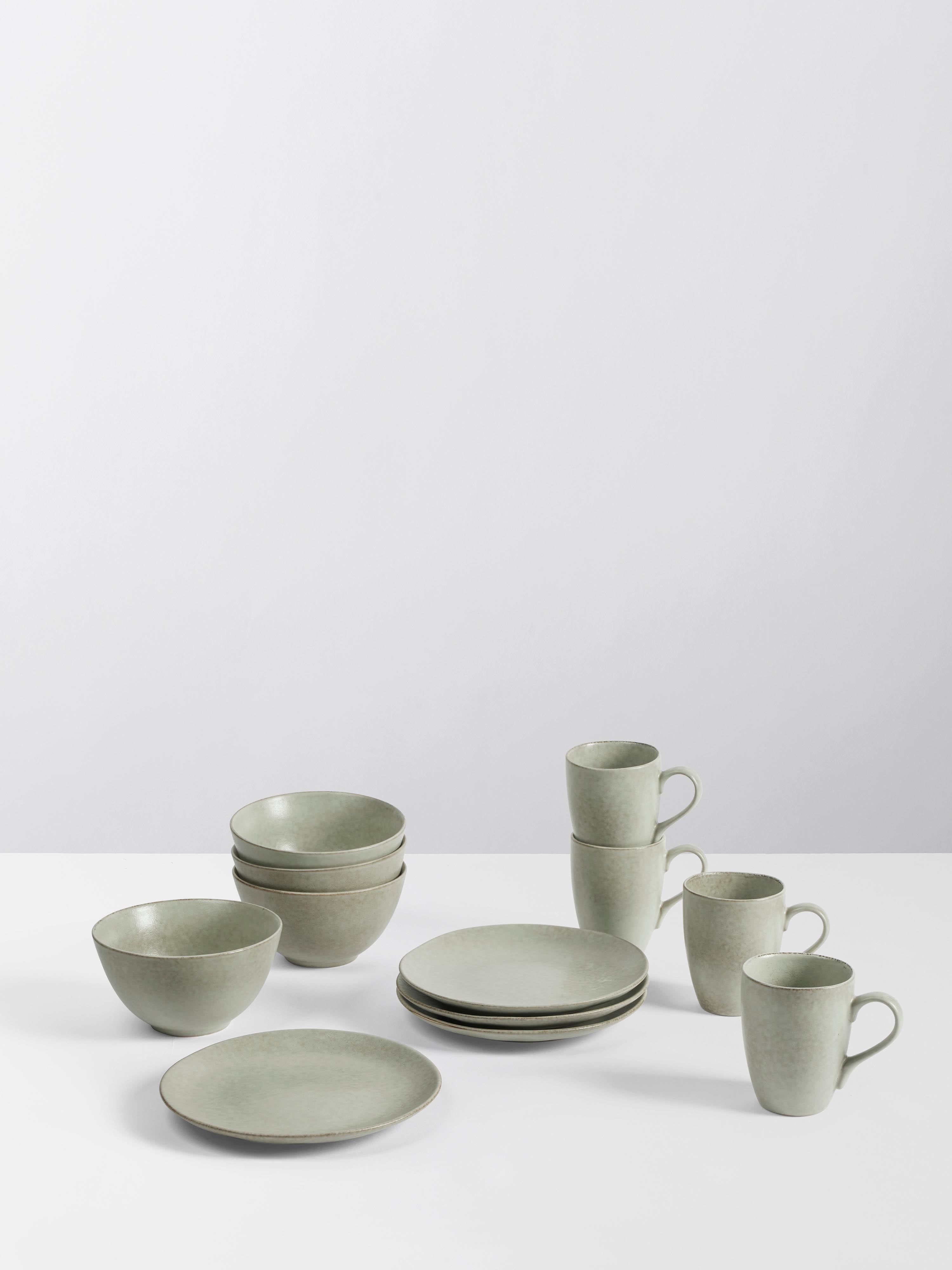 Broste Nordic Marsh Breakfast Set For Four - 12 Pieces