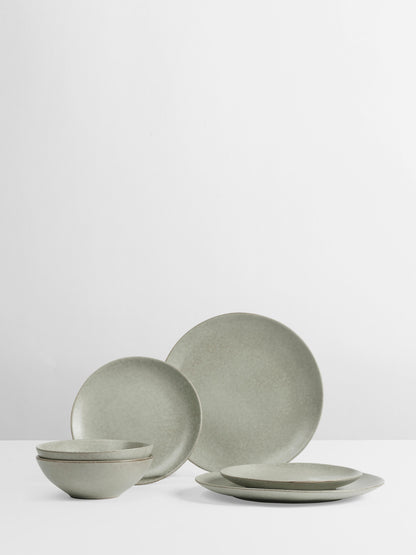 Broste Nordic Marsh Dinner Set For Two - 6 Pieces