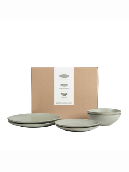 Broste Nordic Marsh Dinner Set For Two - 6 Pieces