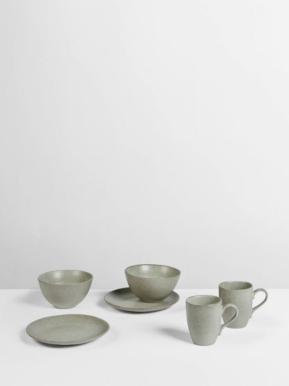 Broste Nordic Marsh Breakfast Set For Two - 6 Pieces