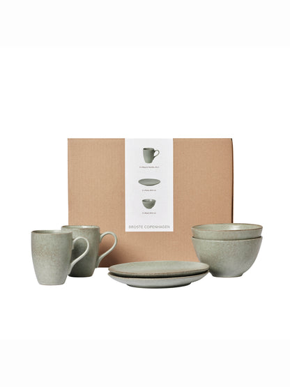 Broste Nordic Marsh Breakfast Set For Two - 6 Pieces