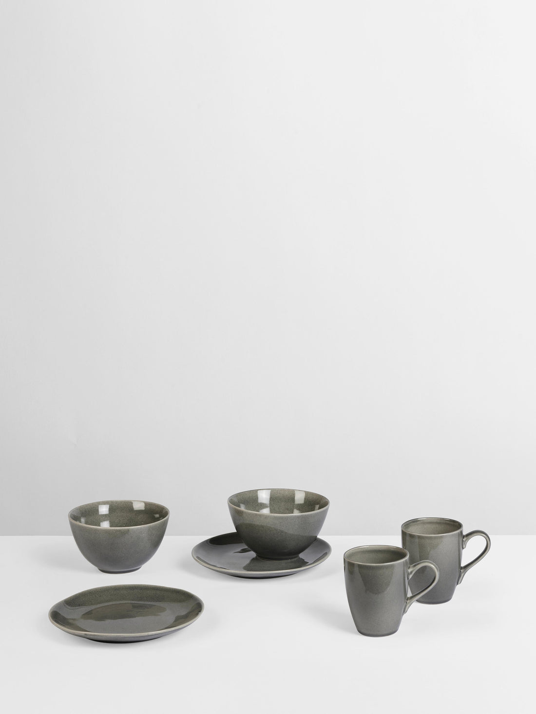 Broste Nordic Rain Breakfast Set For Two - 6 Pieces
