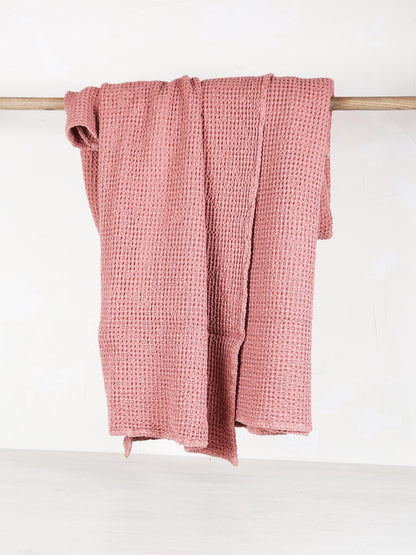 Maia Recycled Throw - terracotta - 140X200