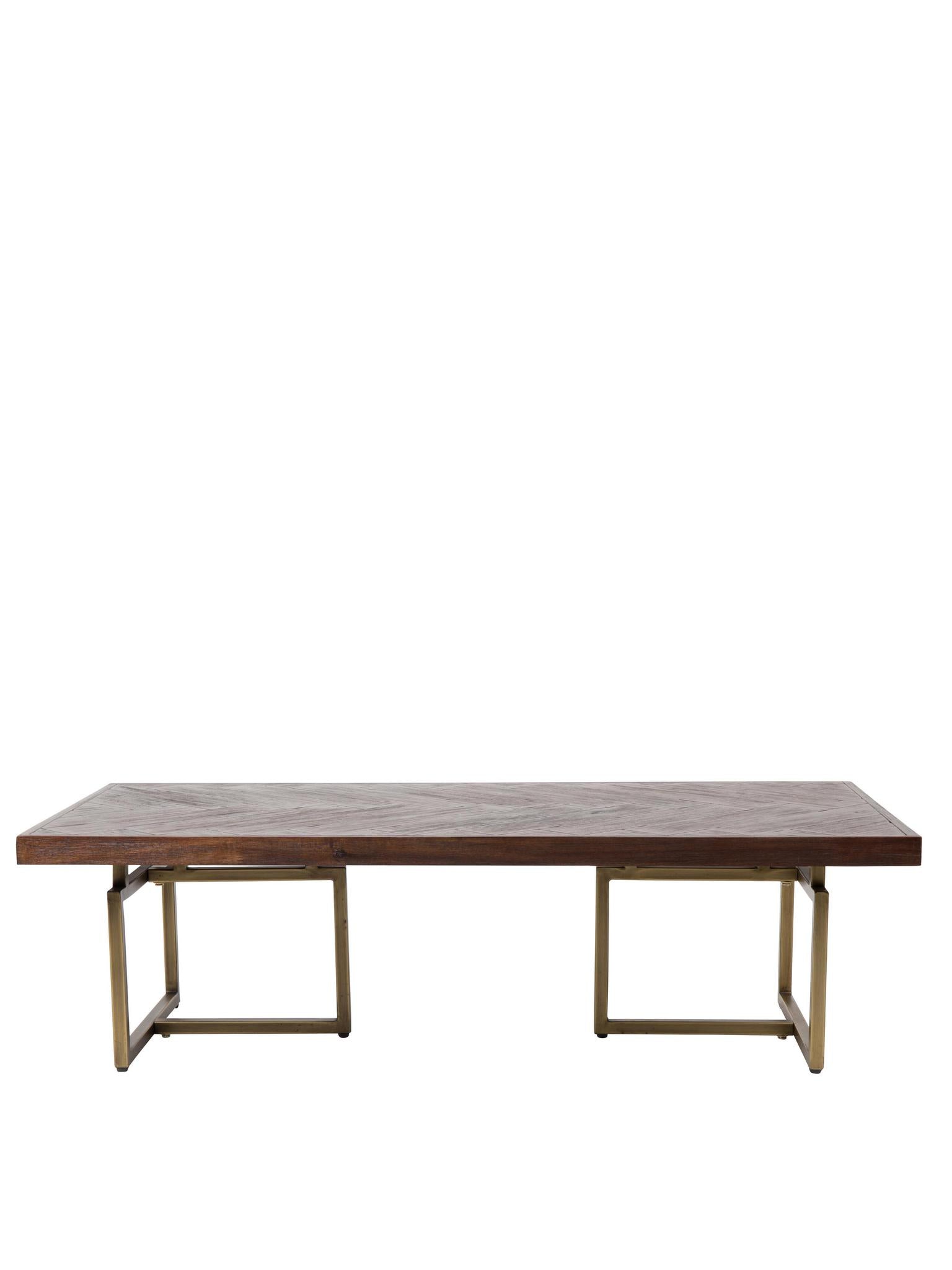 Class Wooden Herringbone Coffee Table - 2 Colours Available