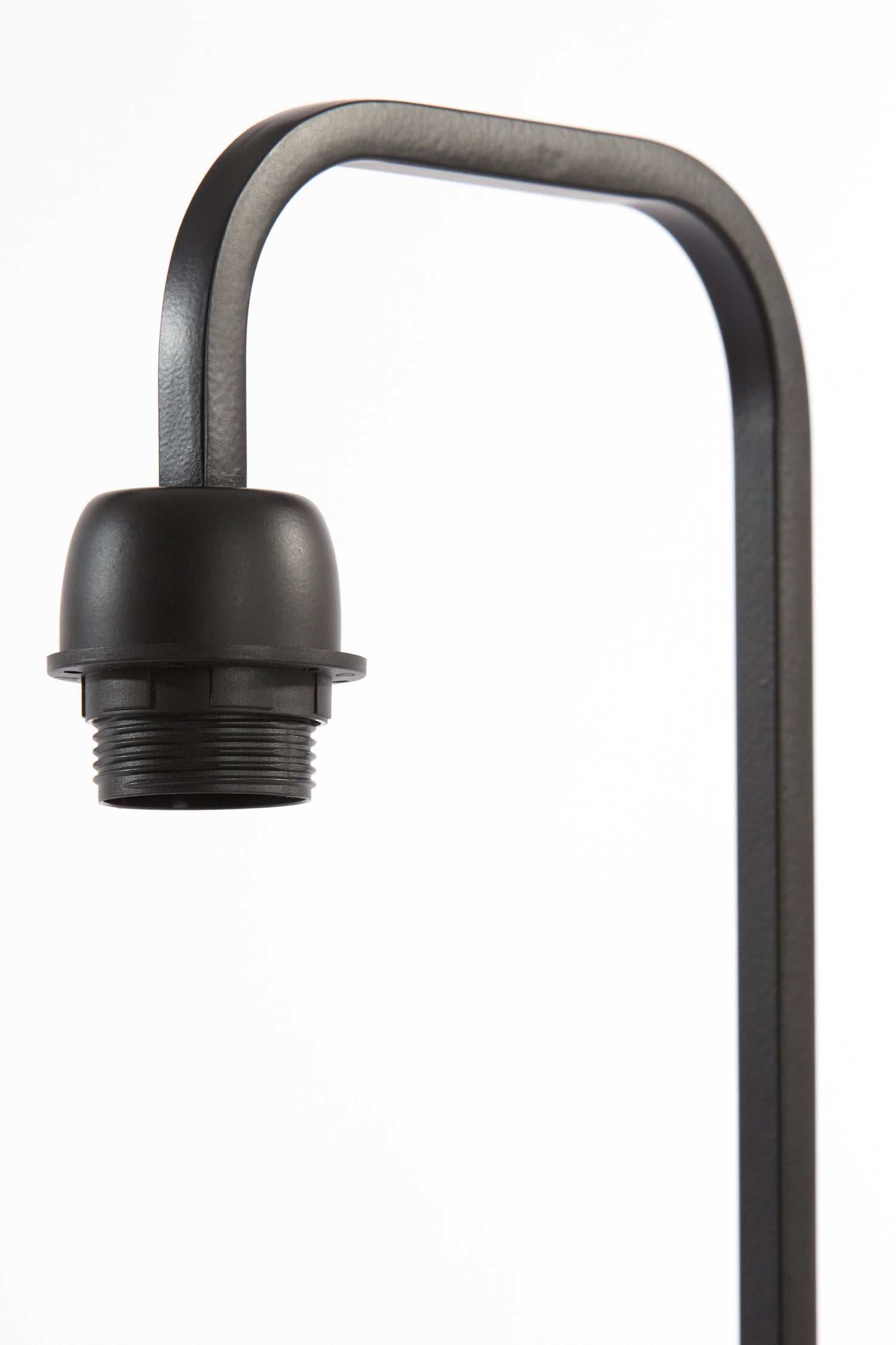 Pulah Natural Rattan &amp; Black Table Lamp