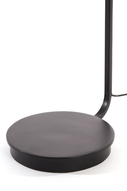 Pulah Natural Rattan &amp; Black Table Lamp