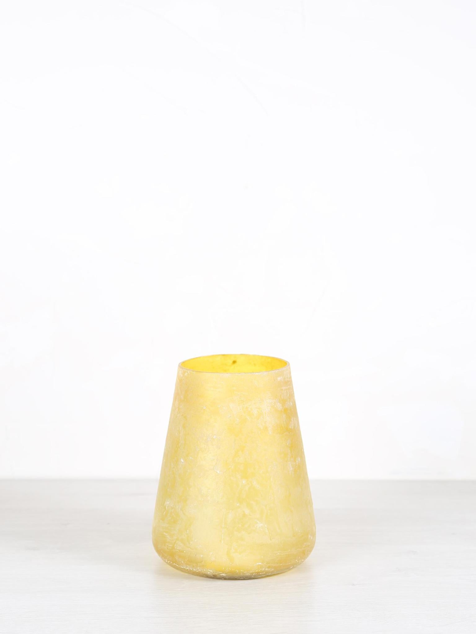 Ceirrah Glass Vase Stormlight  - Yellow - 2 Sizes Available