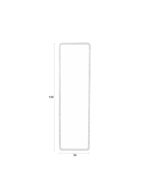 Nyko Rubberwood Mirror - Rectangle - Large