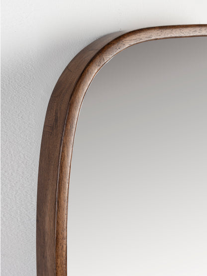 Nyko Rounded Rubberwood Mirror - Medium