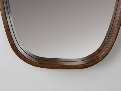 Nyko Rounded Rubberwood Mirror - Medium