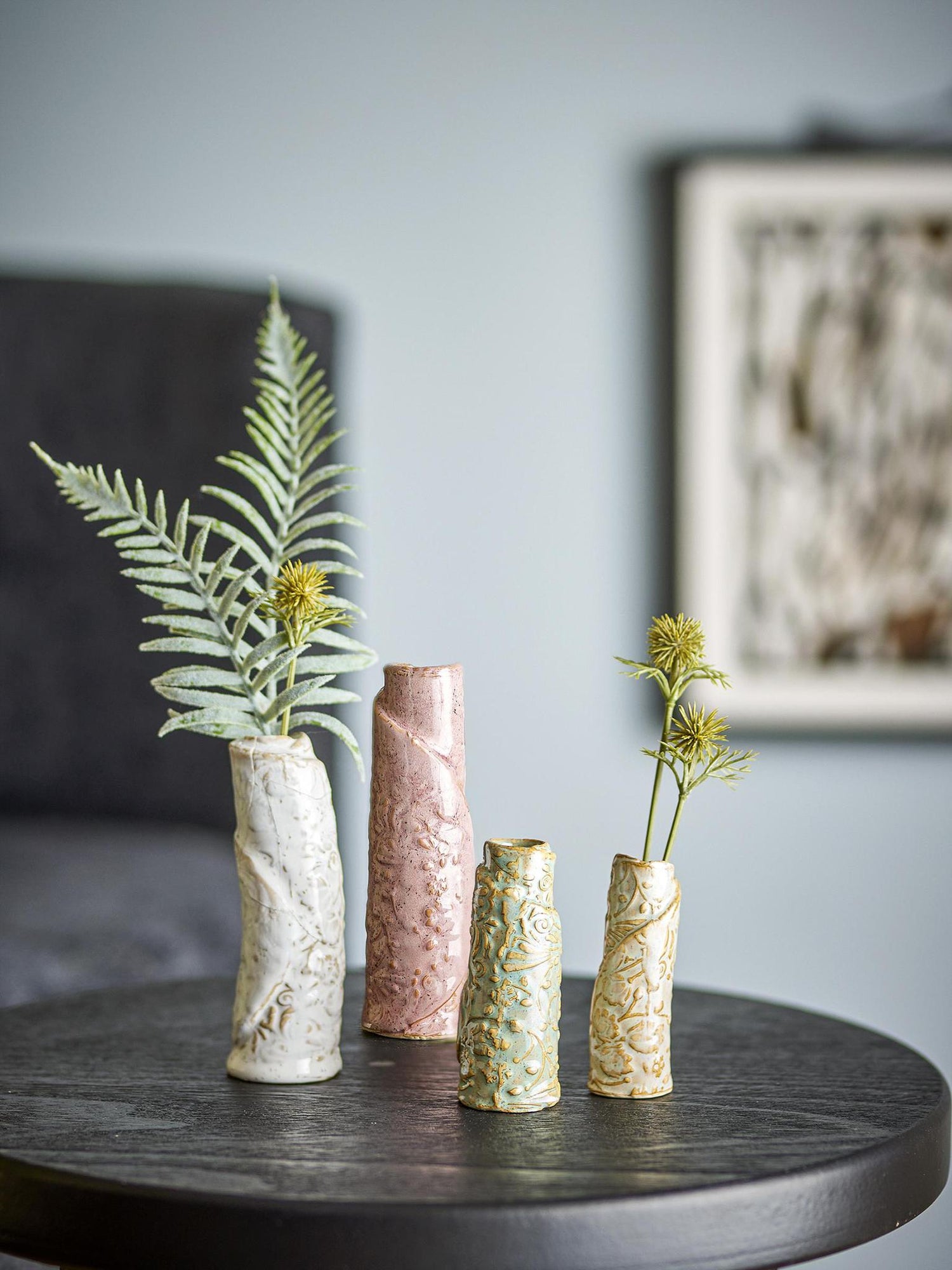 Temple Vase - Brown - Stoneware