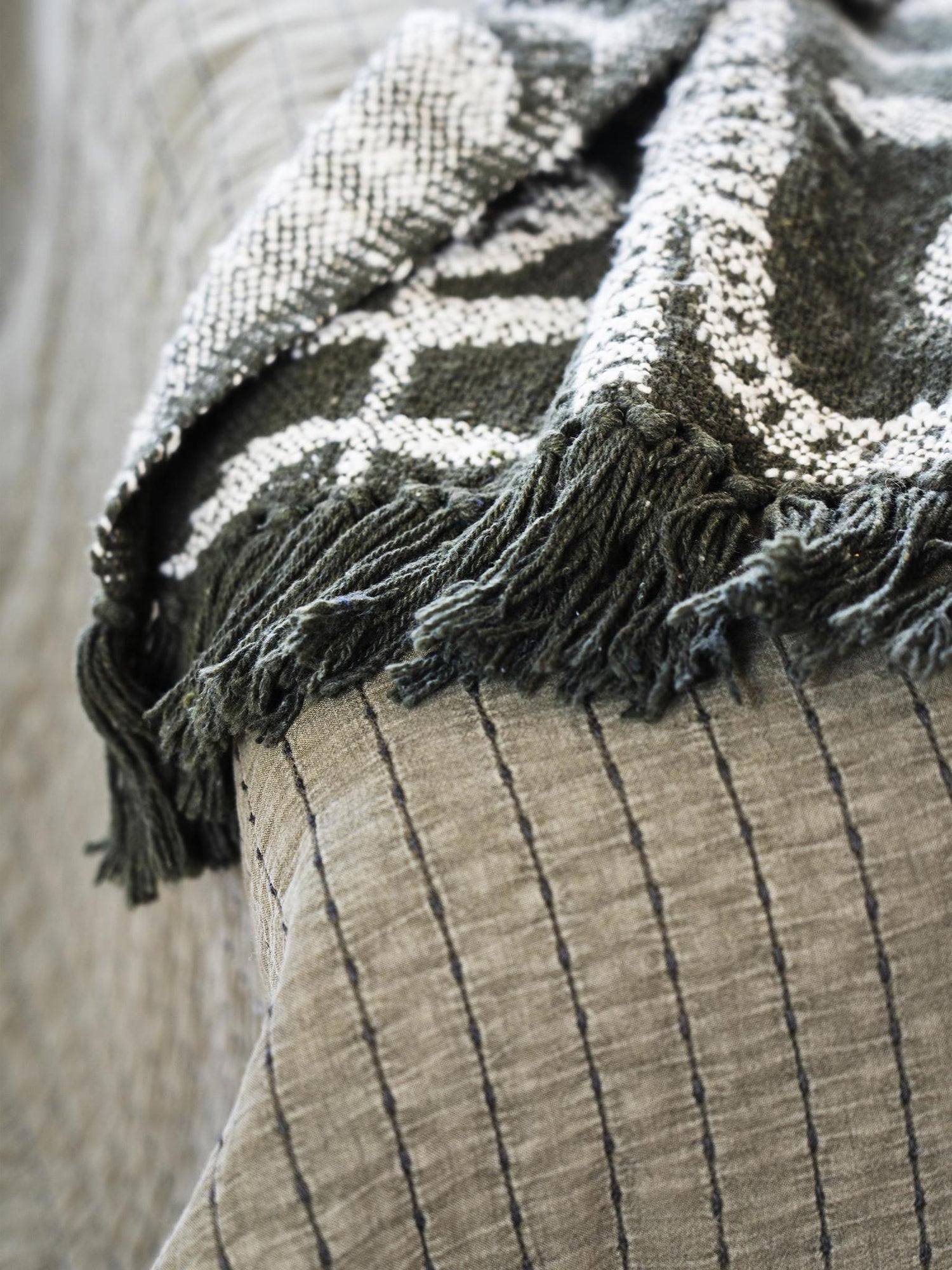 Quilted cotton bed cover - Colour options Available