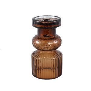 Fadri Bronze Glass Candle Holder - Small - 2 Colours Available