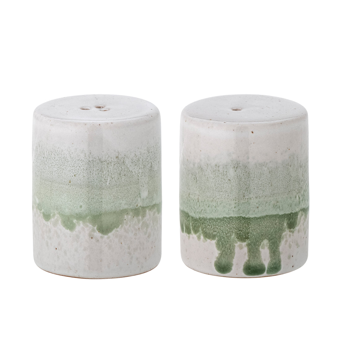 Paula Salt &amp; Pepper Shaker Set - 2 Options Available - Stoneware