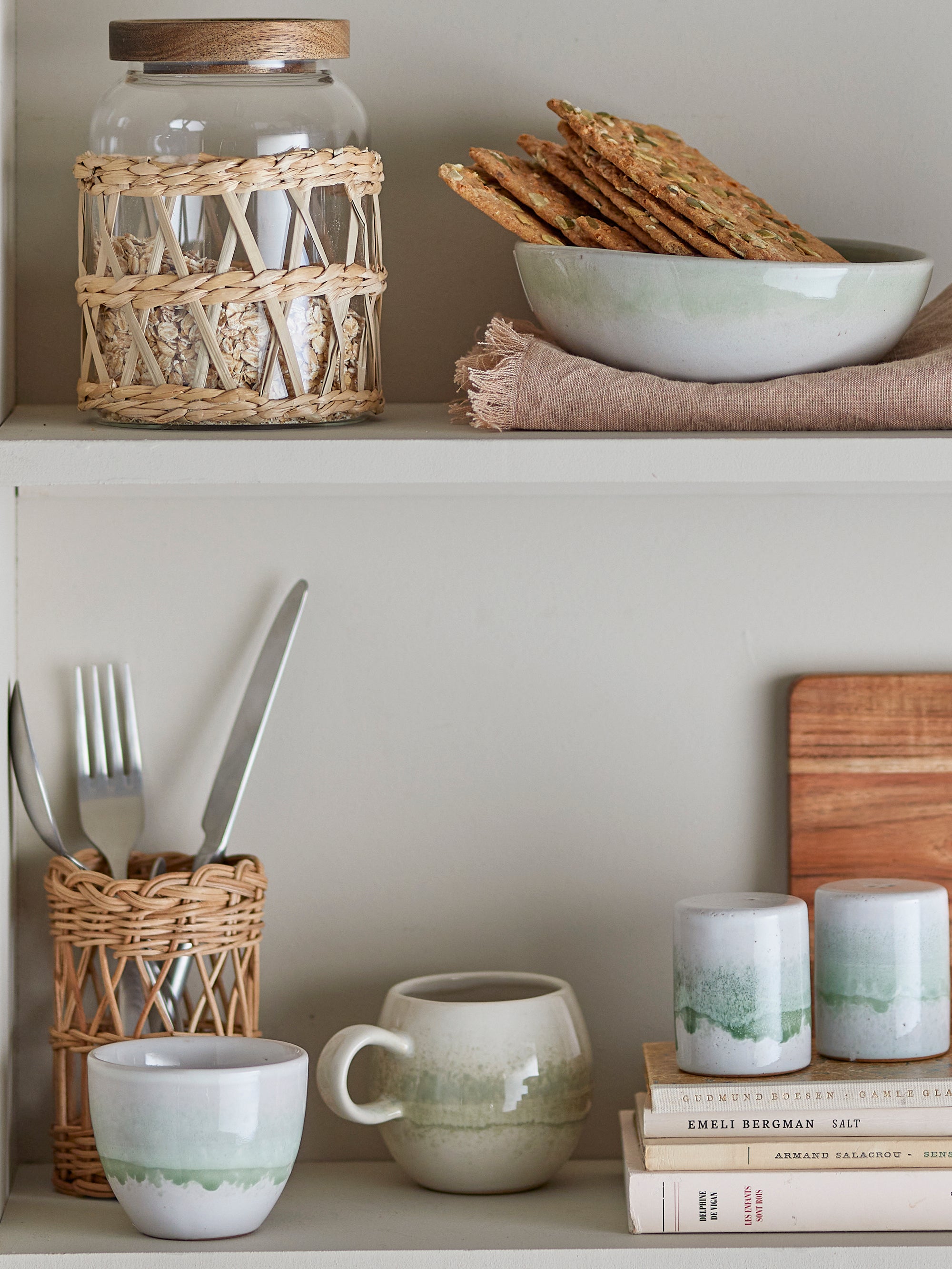 Paula Salt &amp; Pepper Shaker Set - 2 Options Available - Stoneware