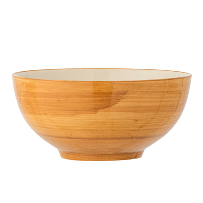 Tangier Hand Painted Stoneware Bowl - Orange