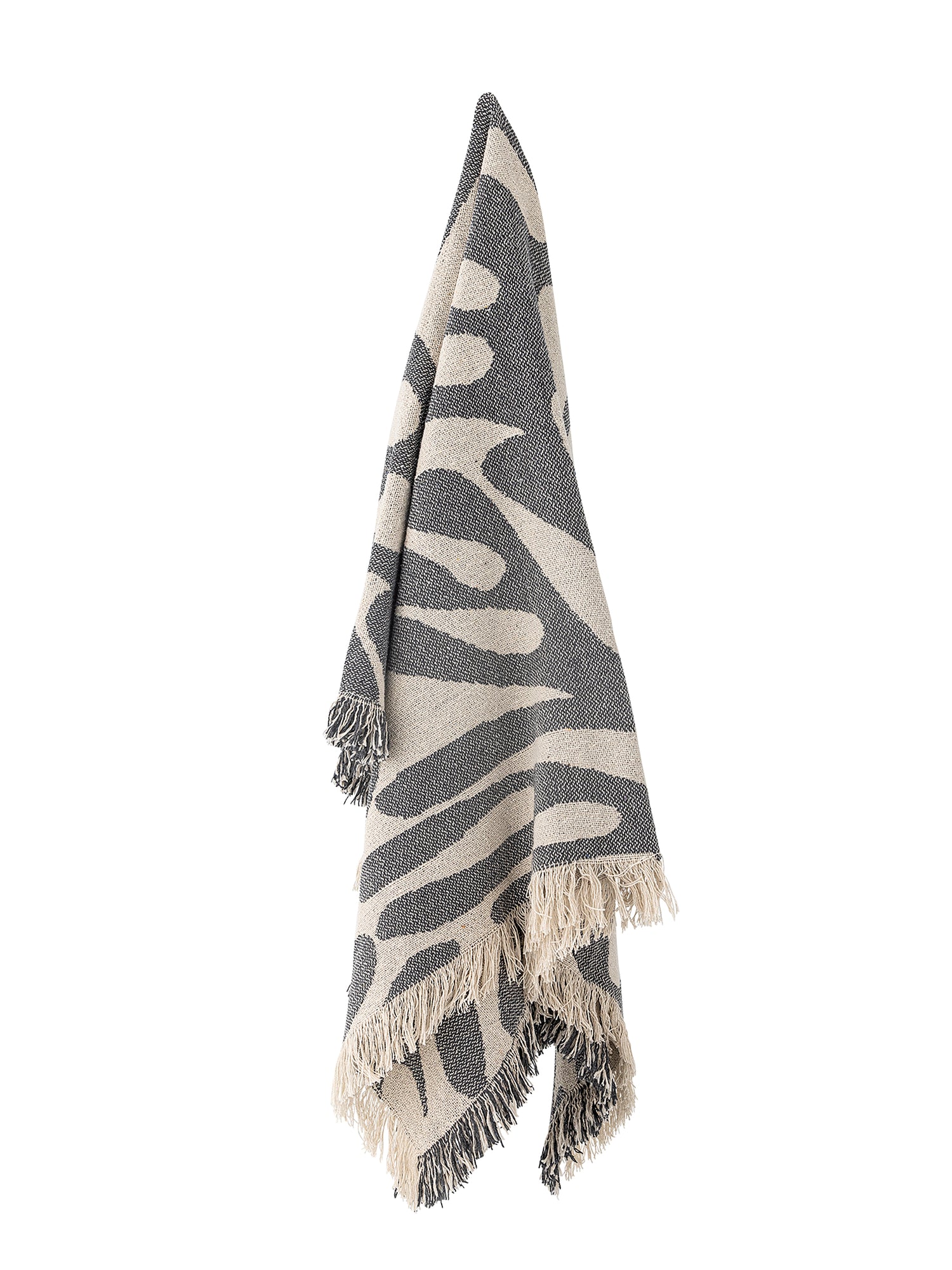 Alk Recycled Cotton Throw - Blue