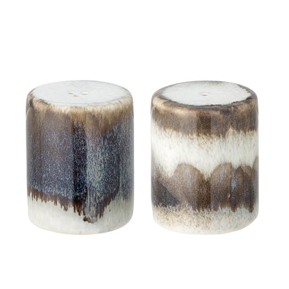 Paula Salt &amp; Pepper Shaker Set - 2 Options Available - Stoneware