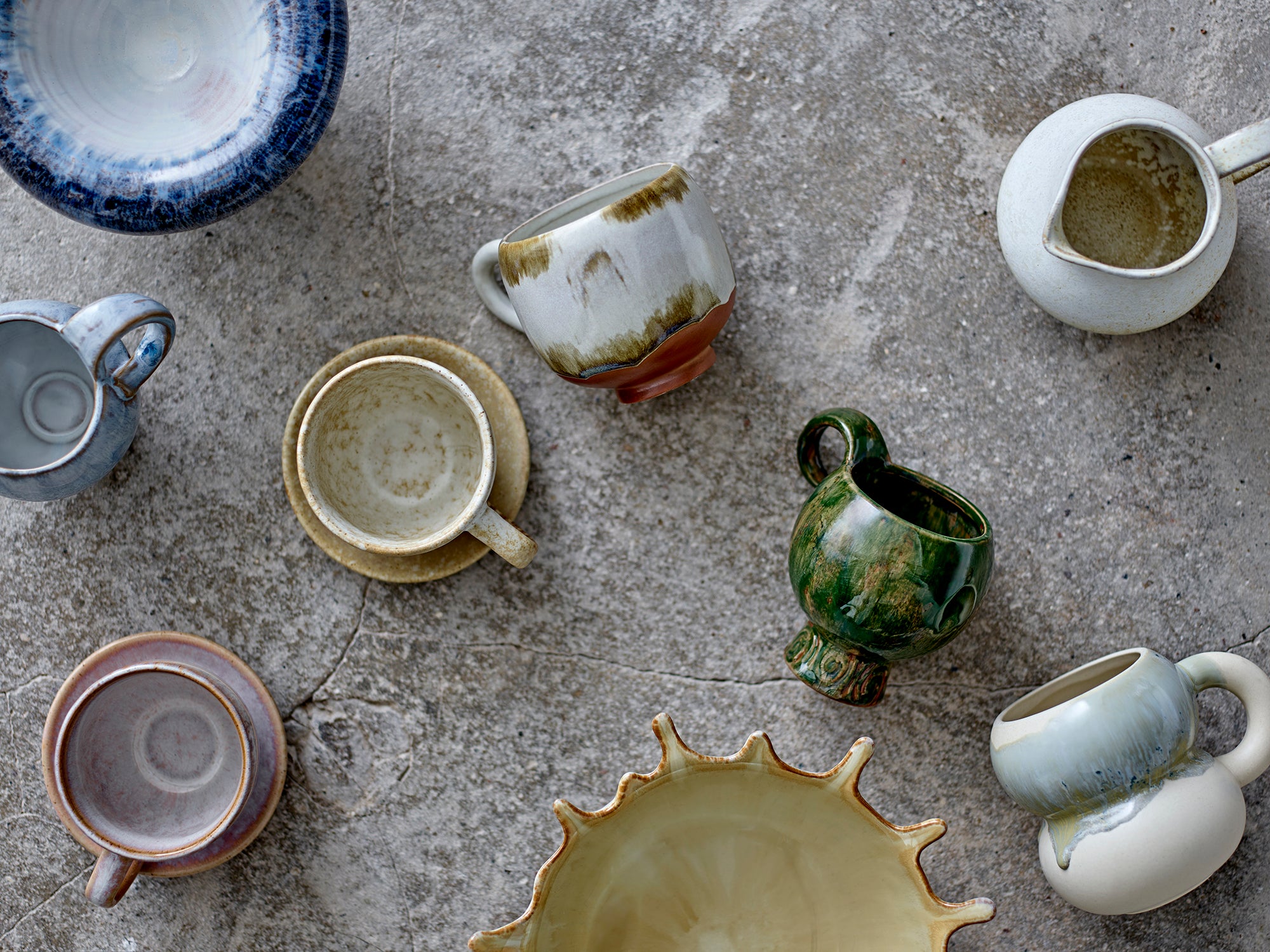 Jade Mug - Sage Tones - Stoneware