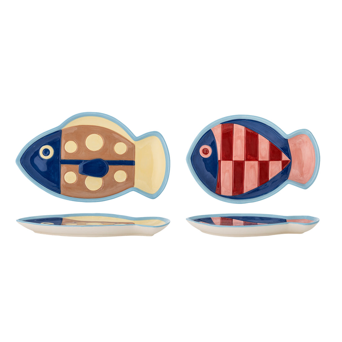 Wilbert Ceramic Mini Serving plate - Multi coloured - 2 Options Available