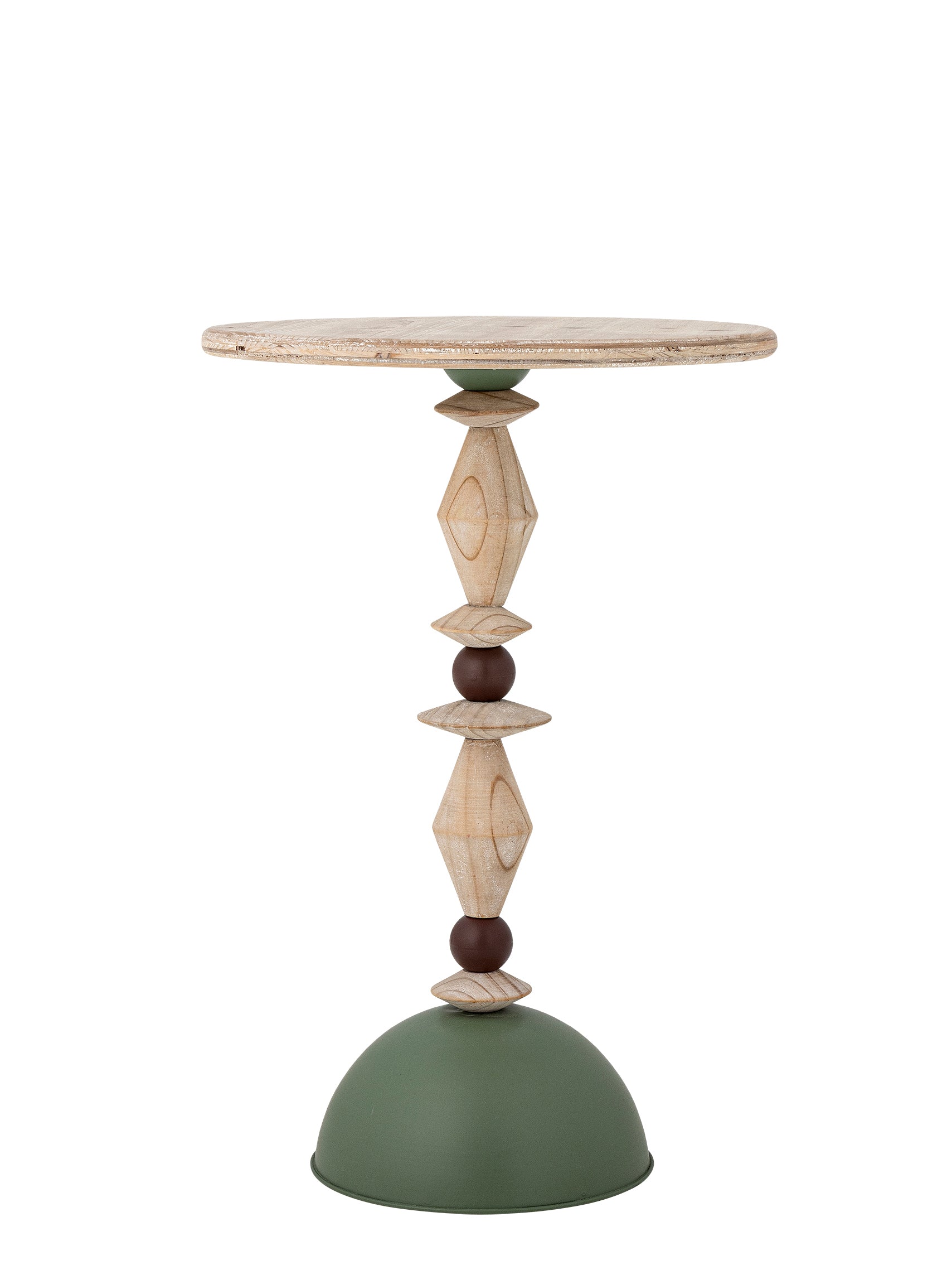 Mannelli Side Table, Green, Firwood