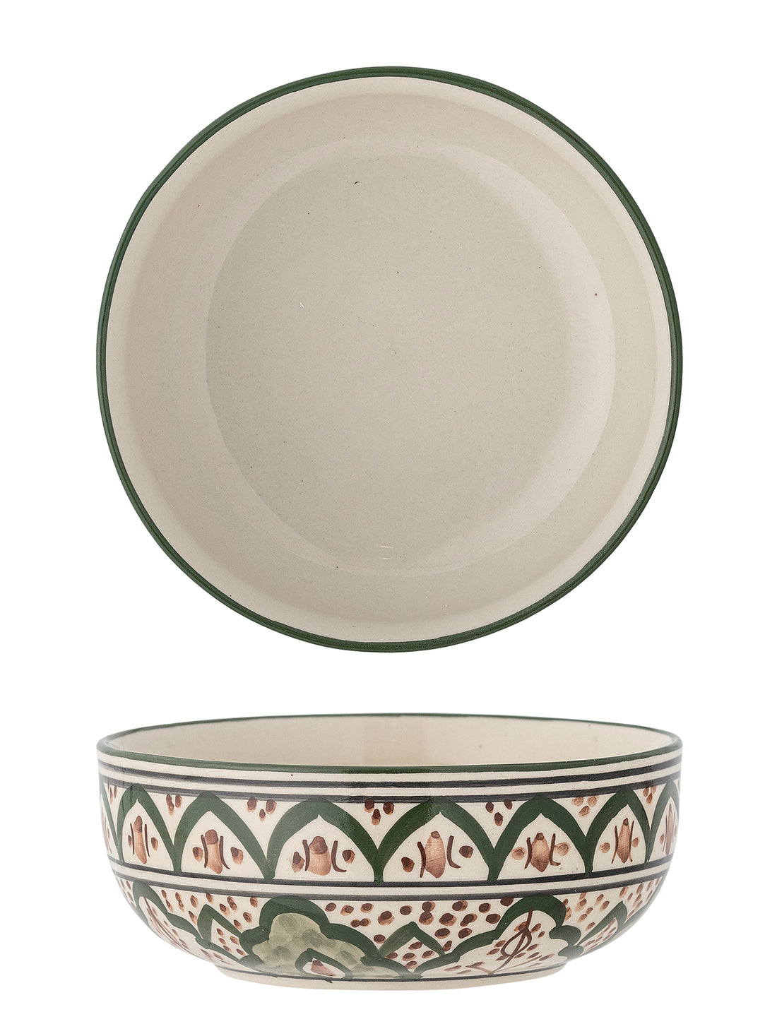Karlie Bowl, Green, Stoneware D15XH6cm
