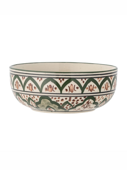 Karlie Bowl, Green, Stoneware D15XH6cm